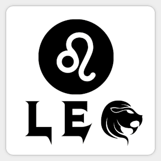 Leo Star Sign Sticker